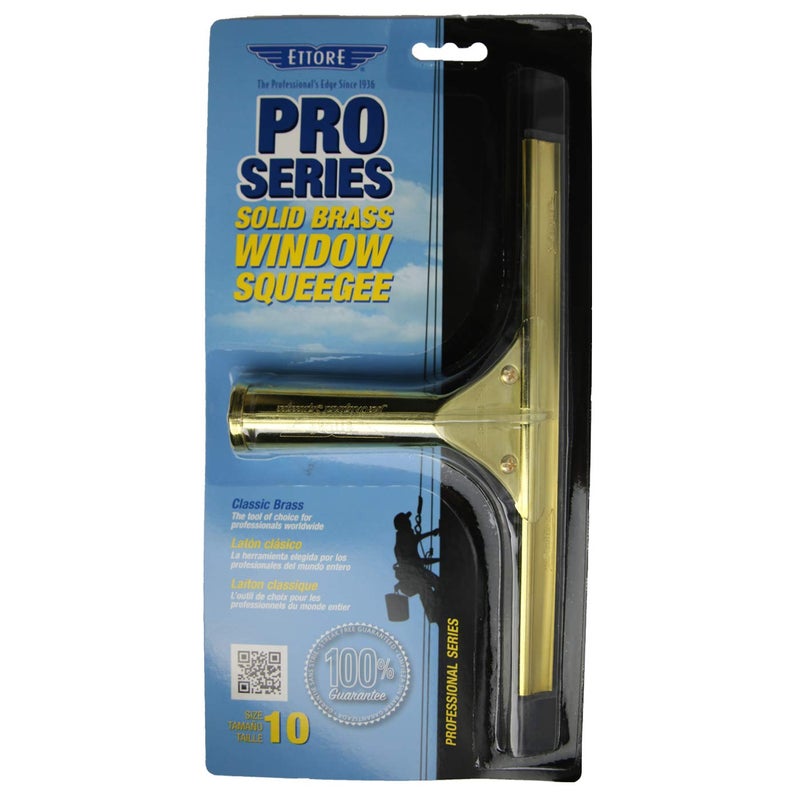 Ettore ProSeries Brass Squeegee, 10-Inch - Image 2